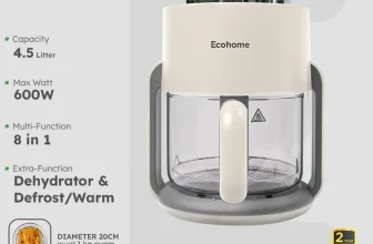 ecohome-eaf777-air-fryer-dehydrator-8-in-1-function