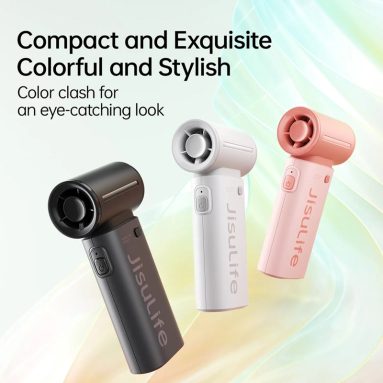 JisuLife Handheld Fan 9: Kipas Angin Genggam Mini